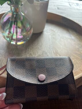 Authentic Louis Vuitton - Damier Ebene / Rose Ballerine